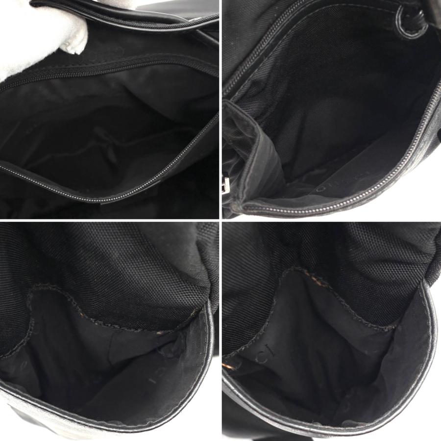 美品 グッチ GUCCI リュックサック バックパック 巾着 フラップ