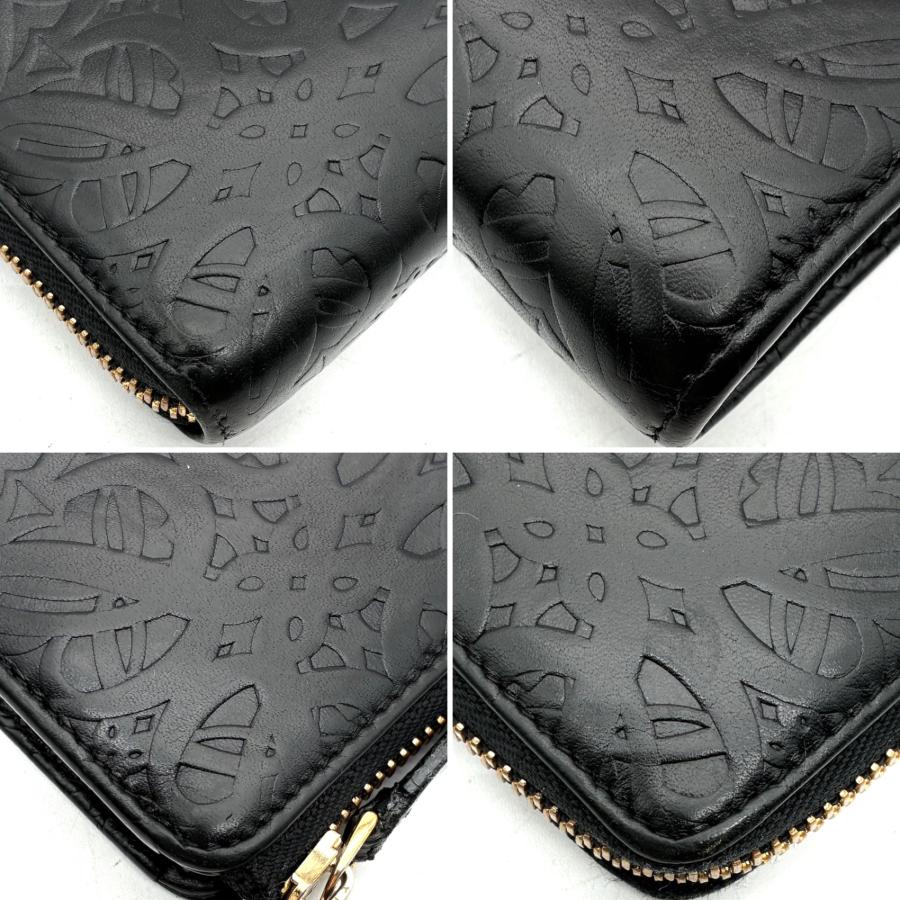 ロエベ LOEWE 長財布 ロングウォレット リピート アナグラム エンボス