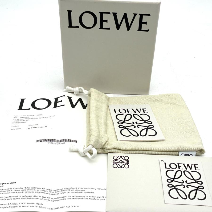 ロエベ LOEWE 三つ折り財布 バーティカルウォレット スモール