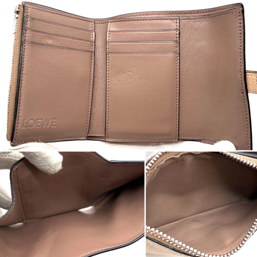 ロエベ LOEWE 三つ折り財布 バーティカルウォレット スモール