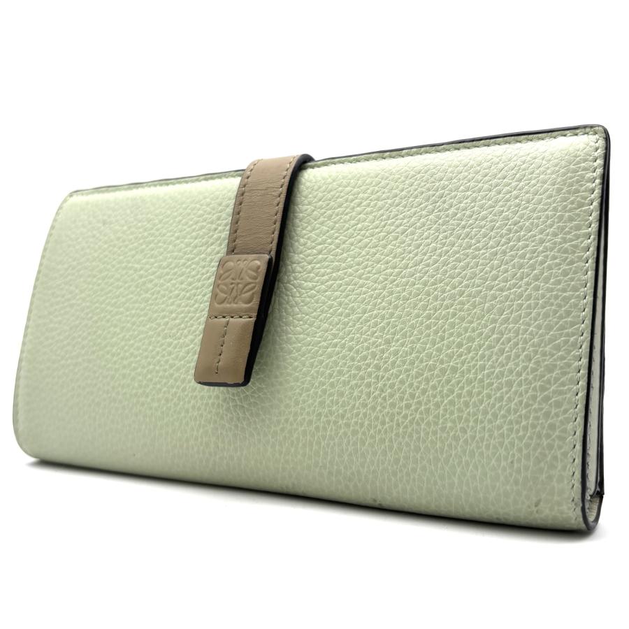 ロエベ LOEWE アナグラム バーティカル ラージウォレット 長財布 二