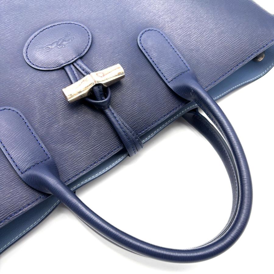 LONGCHAMP ロンシャン ロゾ トートバッグ ハンドバッグ レザー 革