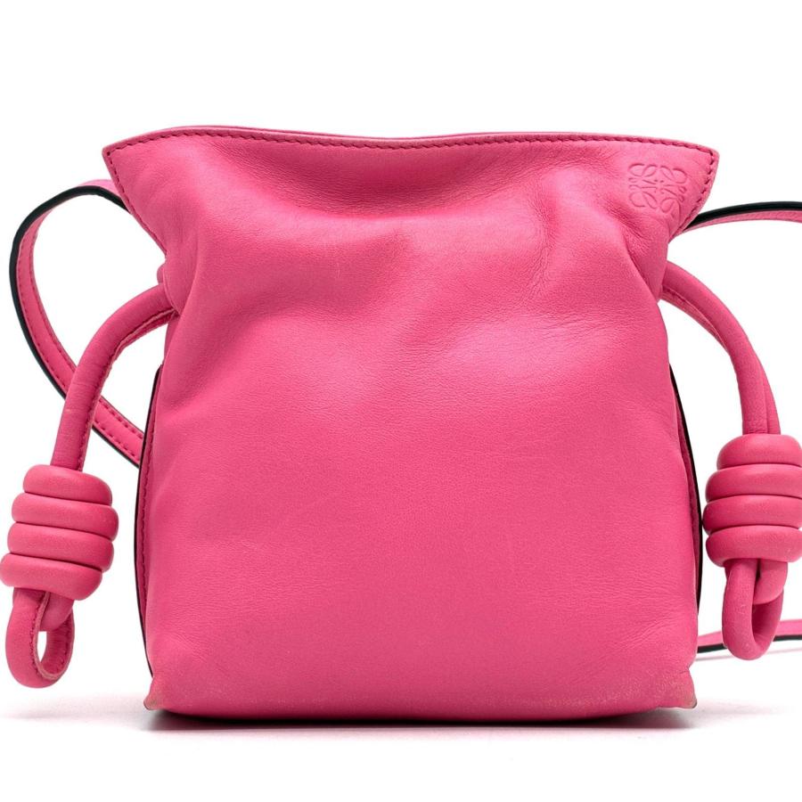 ロエベ LOEWE フラメンコ ノット ショルダーバッグ ポシェット ピンク 