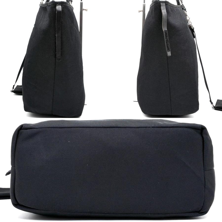 プラダ PRADA リバーシブル トートバッグ ショルダーバッグ ポーチ付