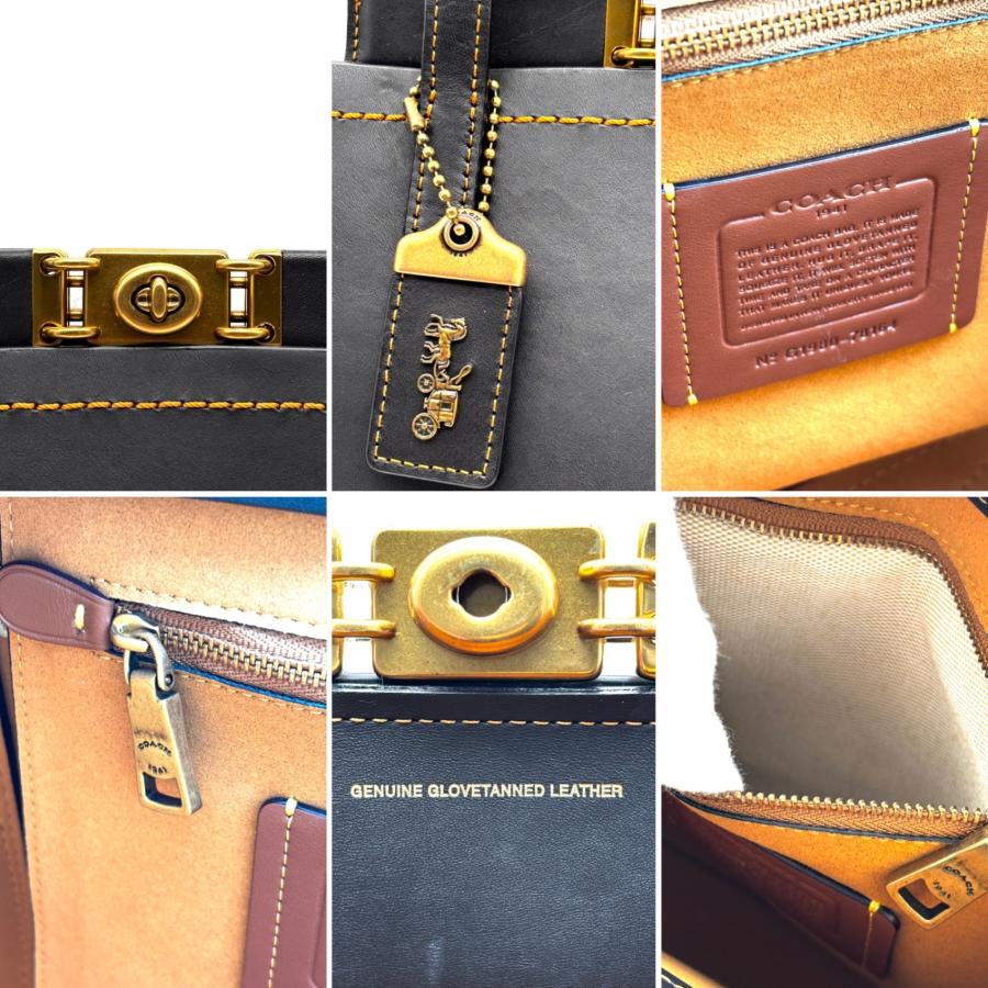 COACH コーチ トループ 2way ハンドバッグ ショルダーバッグ レザー 本