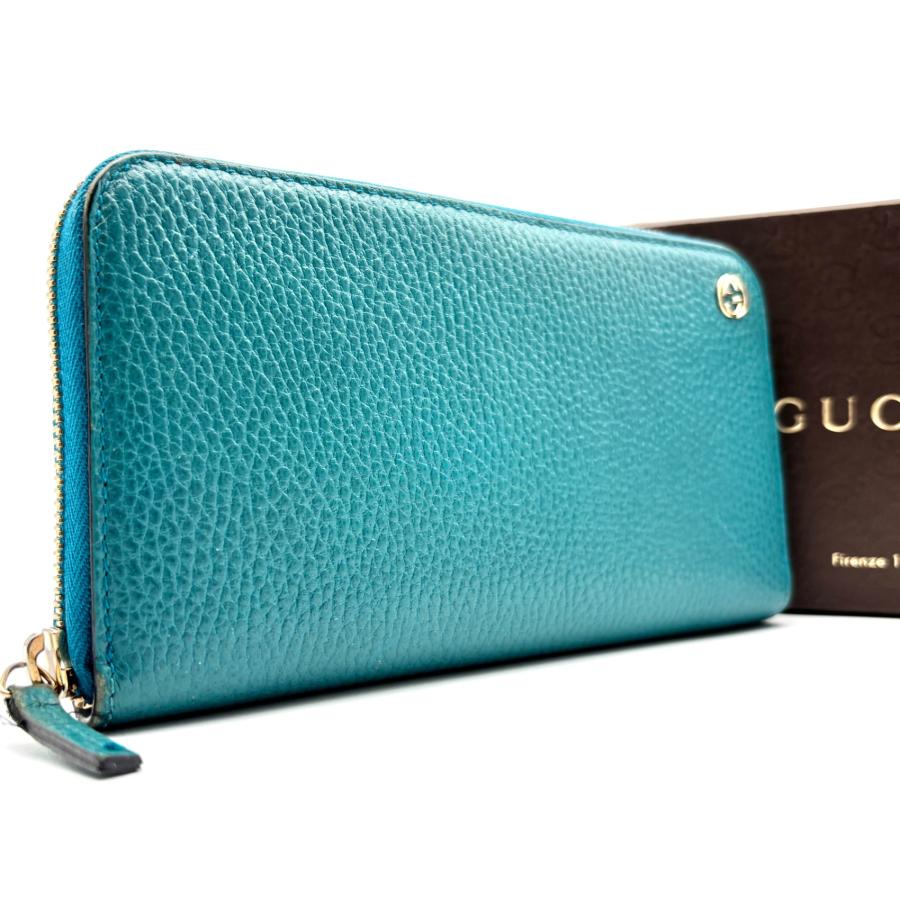 GUCCI グッチ 長財布 インターロッキング GG ジップアラウンド