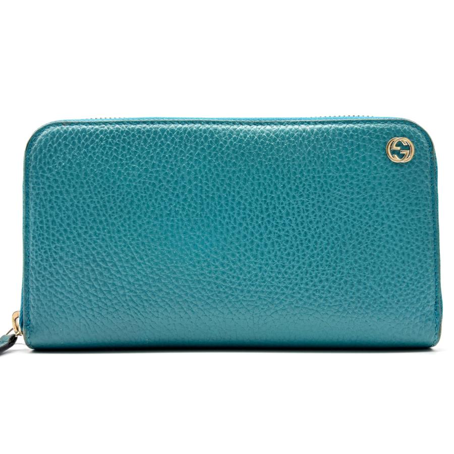 GUCCI グッチ/インターロッキングGG ジップアラウンドウォレット/464884/496***/ABランク/93【中古】 GUCCI - GUCCI グッチ/インターロッキングGG ジップアラウンド