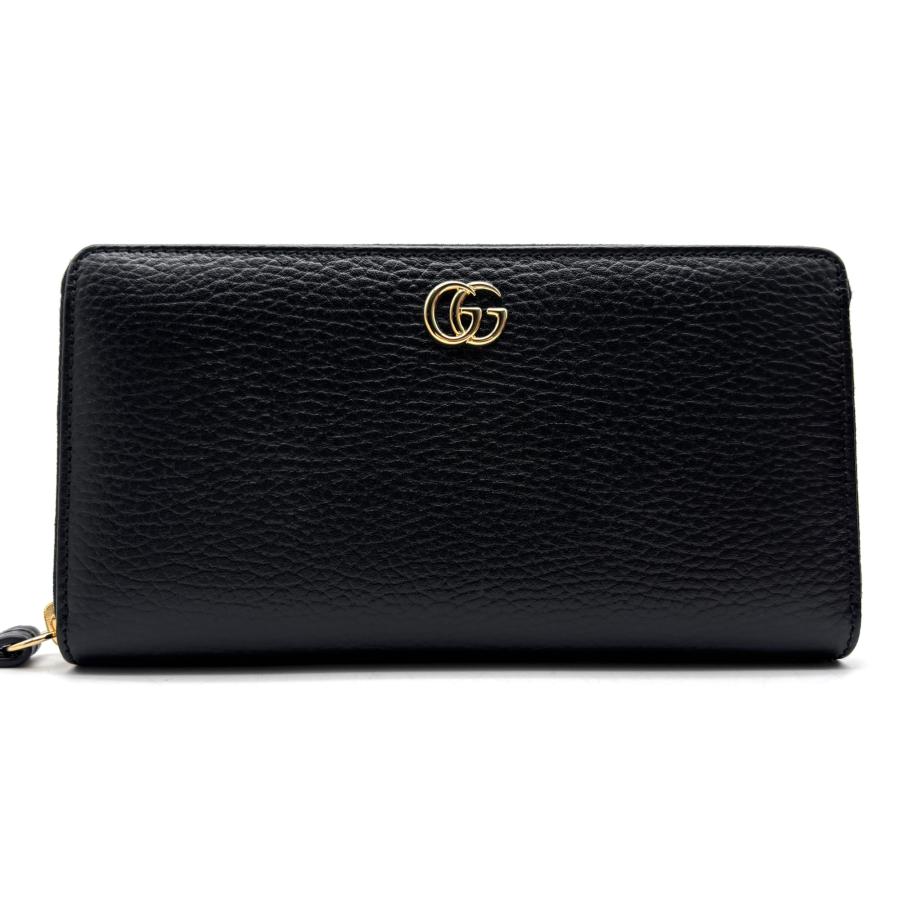 グッチ GUCCI GGマーモント 長財布 ラウンドジップ ファスナー レザー