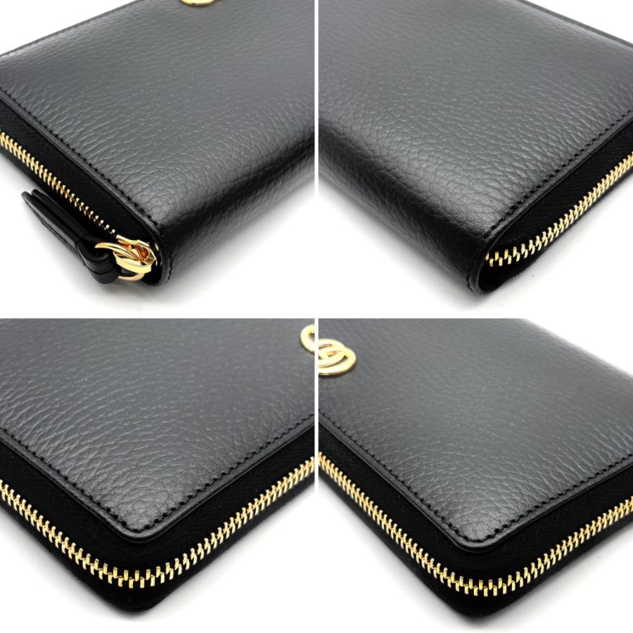 GUCCI GGマーモント ラウンドファスナー 長財布 グッチ GUCCI GGマーモント 長財布 ラウンドジップ ファスナー レザー