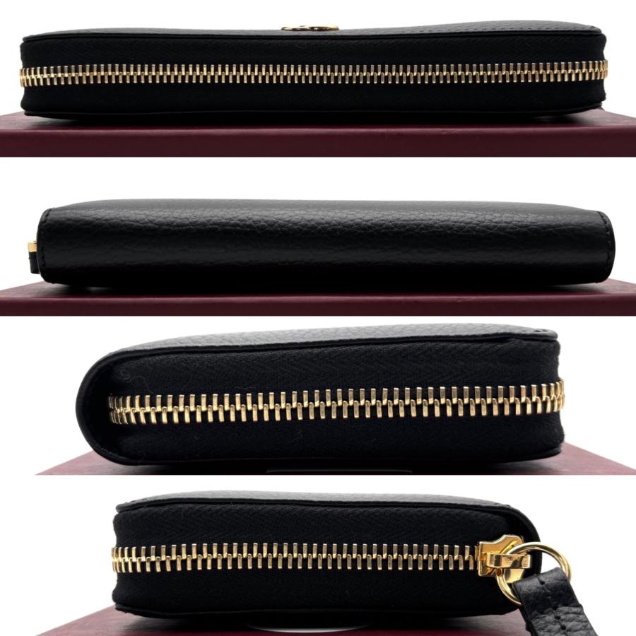 グッチ GUCCI GGマーモント 長財布 ラウンドジップ ファスナー レザー
