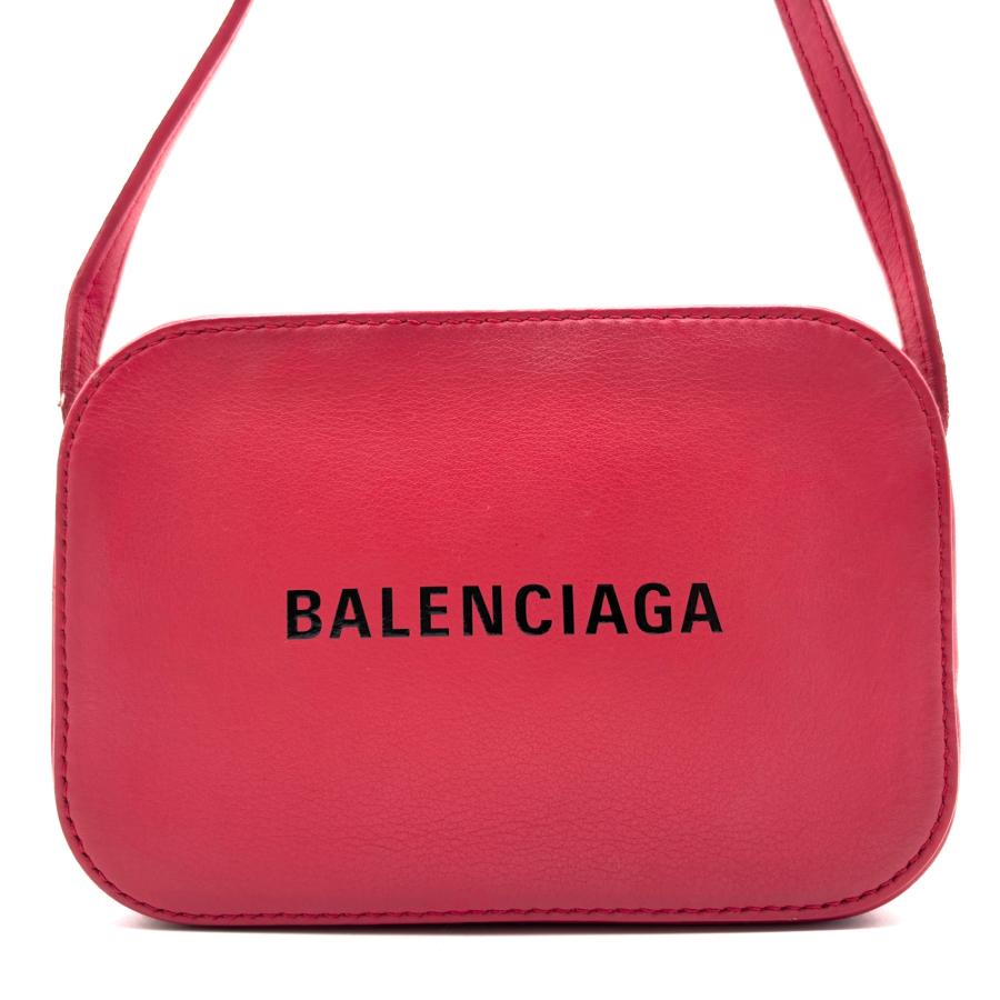BALENCIAGA バレンシアガ エブリデイ カメラバッグ XS ショルダーバッグ レザー ピンク マゼンタ 肩掛け 斜め掛け 552372 春 夏 GW 母の日 美品_1