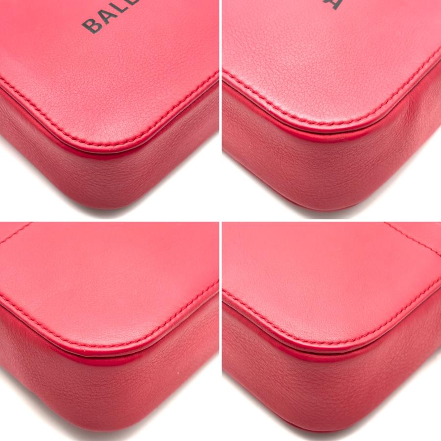 BALENCIAGA バレンシアガ エブリデイ カメラバッグ XS ショルダーバッグ レザー ピンク マゼンタ 肩掛け 斜め掛け 552372 春 夏 GW 母の日 美品_4