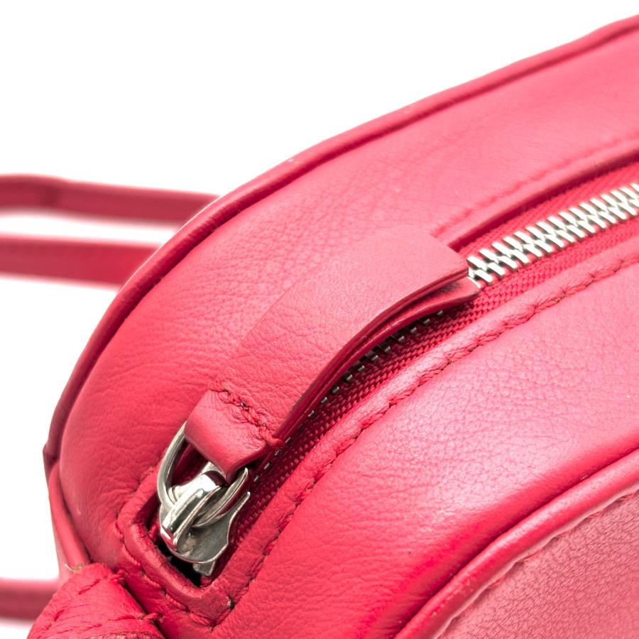 BALENCIAGA バレンシアガ エブリデイ カメラバッグ XS ショルダーバッグ レザー ピンク マゼンタ 肩掛け 斜め掛け 552372 春 夏 GW 母の日 美品_6