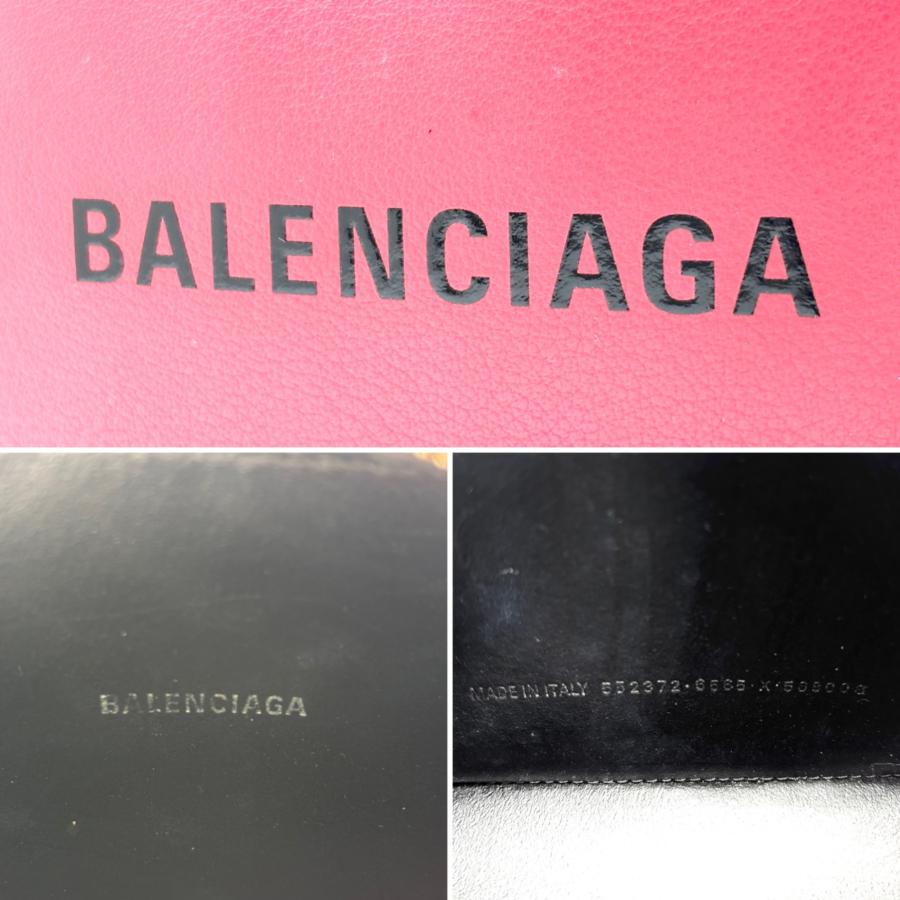 BALENCIAGA バレンシアガ エブリデイ カメラバッグ XS ショルダーバッグ レザー ピンク マゼンタ 肩掛け 斜め掛け 552372 春 夏 GW 母の日 美品_8