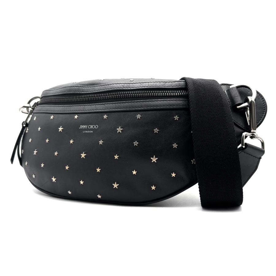JIMMY CHOO ジミーチュウ スタースタッズ ボディバッグ ウエストポーチ ジミーチュウ JIMMY CHOO ボディバッグ ウエストポーチ スタッズ