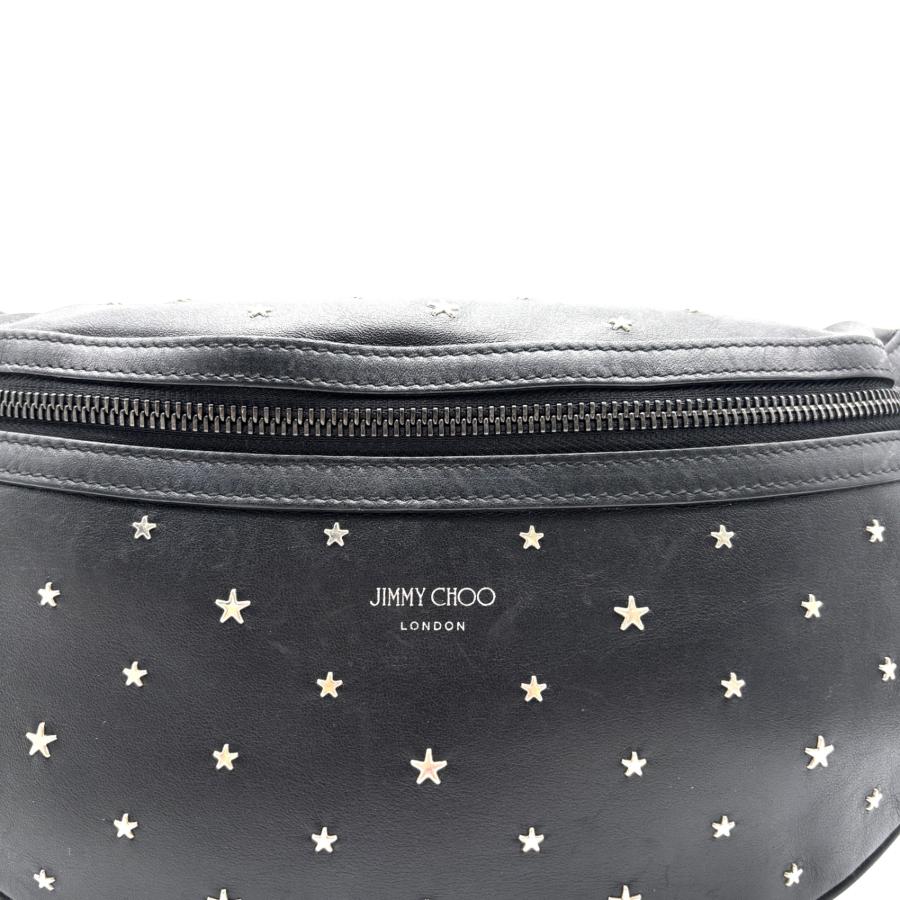 ジミーチュウ JIMMY CHOO ボディバッグ ウエストポーチ スタッズ