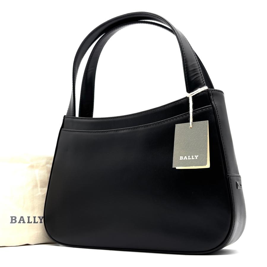 BALLY ハンドバッグ 2way ショルダーバッグ ブラック レザー 冠婚葬祭 バリー BALLY ハンドバッグ フォーマル 冠婚葬祭 レザー ブラック 黒
