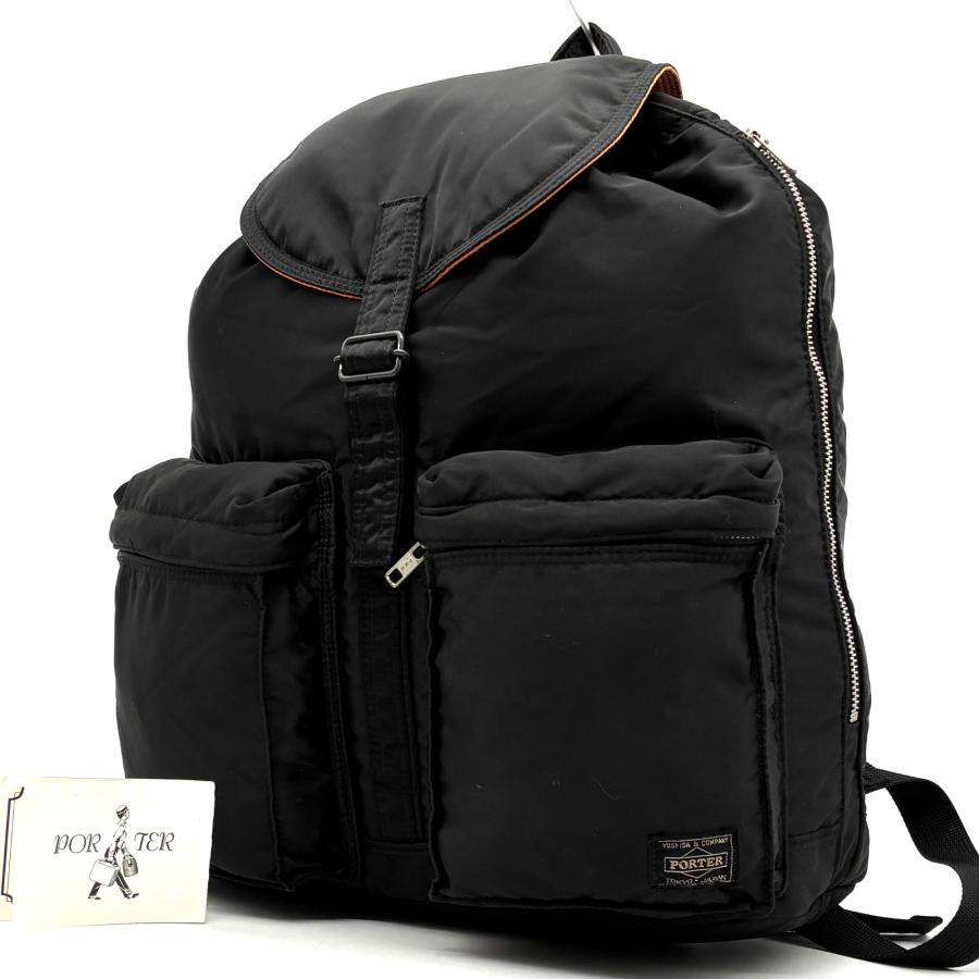 未使用級✨ポータータンカー リュック バックパック 3way 2層 A4 黒 PORTER ポーター TANKER タンカー バックパック リュック デイパック