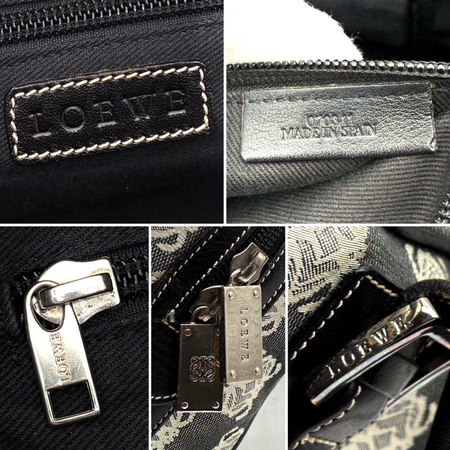 ロエベ LOEWE リピート アナグラム ハンド バッグ ミニボストン