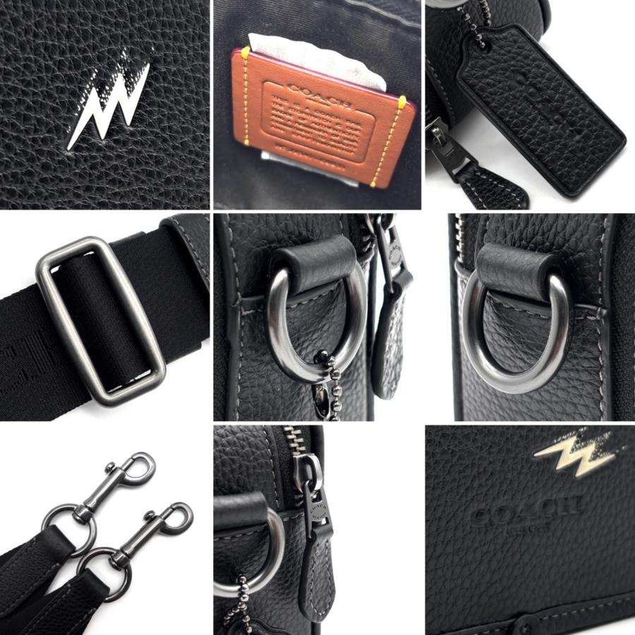 未使用保管品 コーチ COACH ワイアット ライトニングボルト ショルダー