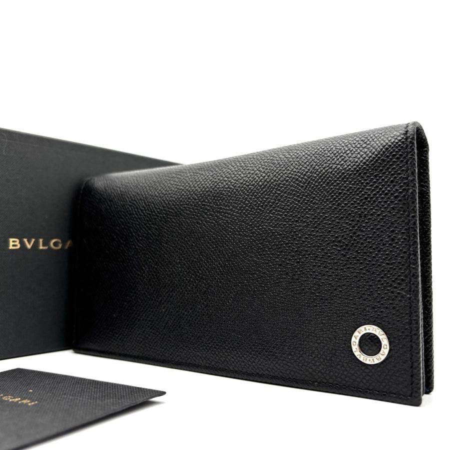 ブルガリ　長財布　ロゴマニア　ビーゼロワン　マン メンズ ブラック　557 BVLGARI ブルガリ 長財布 ブルガリマン メンズ レディース レザー 本革
