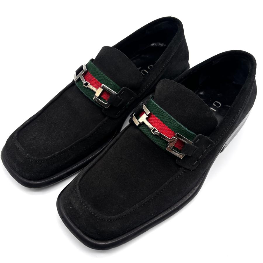 GUCCI シェリーライン ローファー ネイビー 【公式通販】