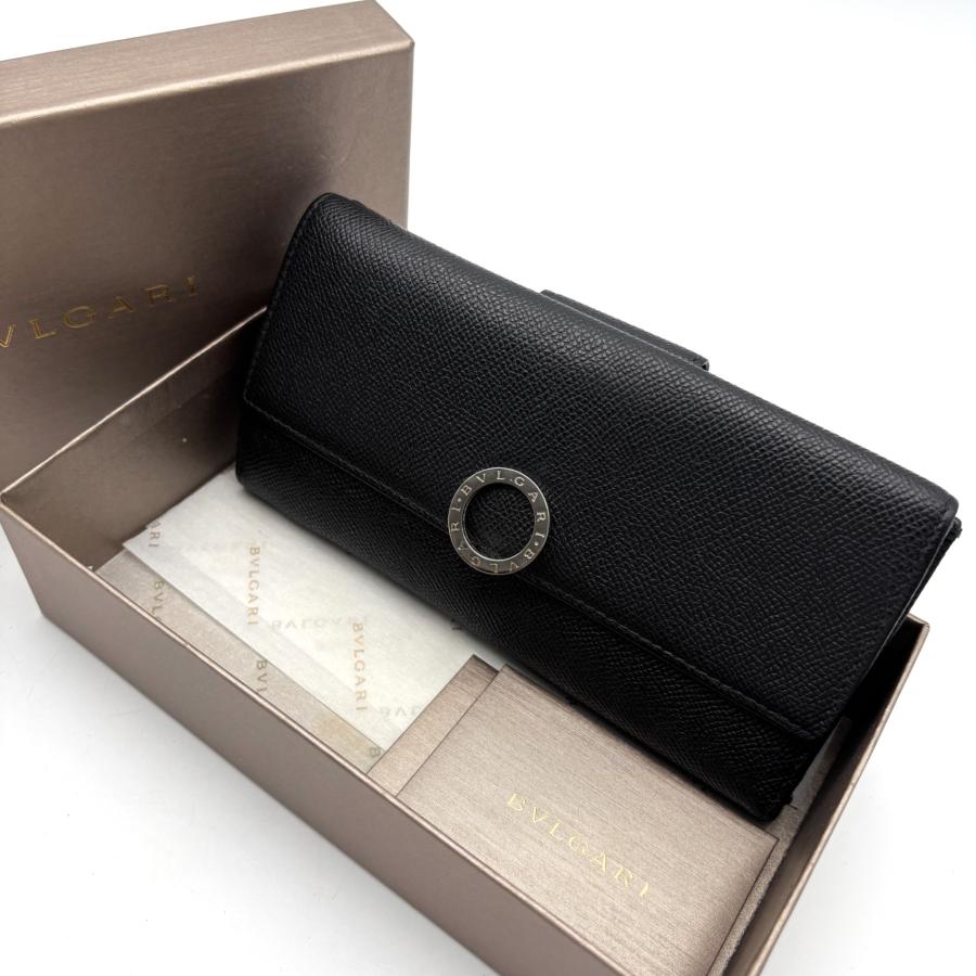 ブルガリ BVLGARI ビーゼロワン ロゴマニア ロゴクリップ 長財布