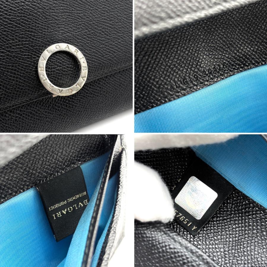 ブルガリ BVLGARI ビーゼロワン ロゴマニア ロゴクリップ 長財布
