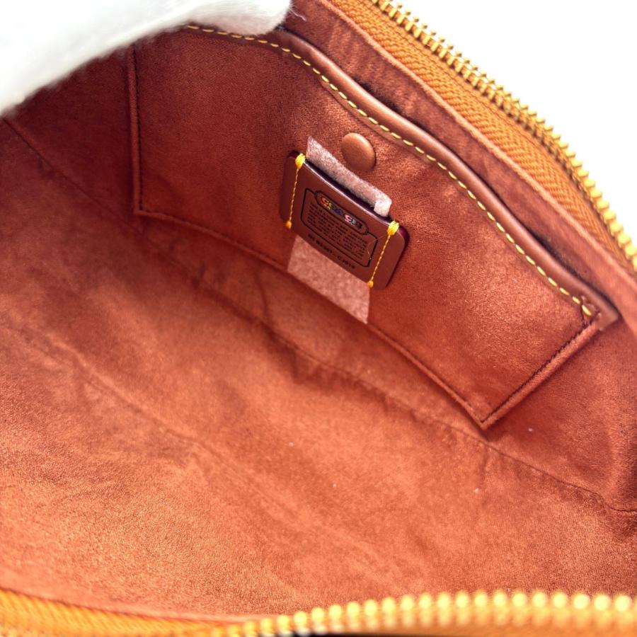 COACH コーチ ルナ ワンショルダーバッグ レインボー シグネチャー