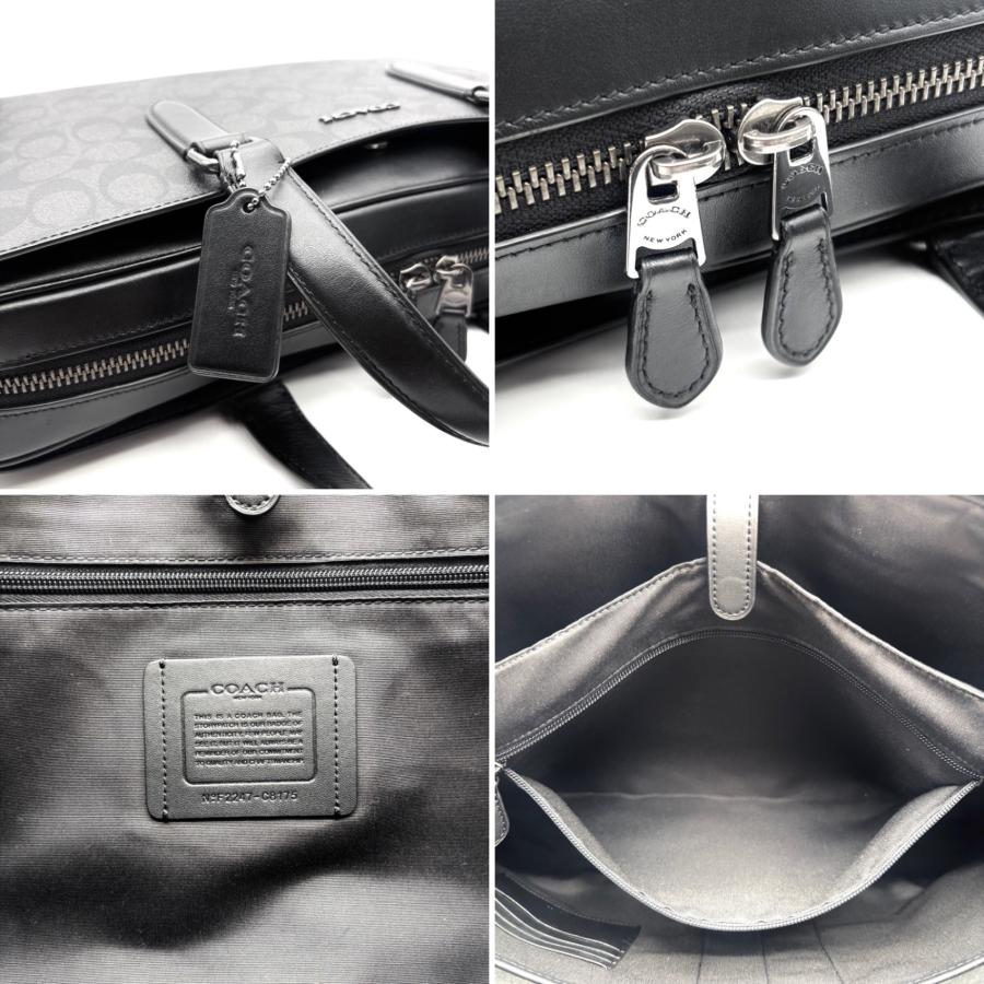 コーチ COACH グラハム シグネチャー ビジネスバッグ ブリーフケース