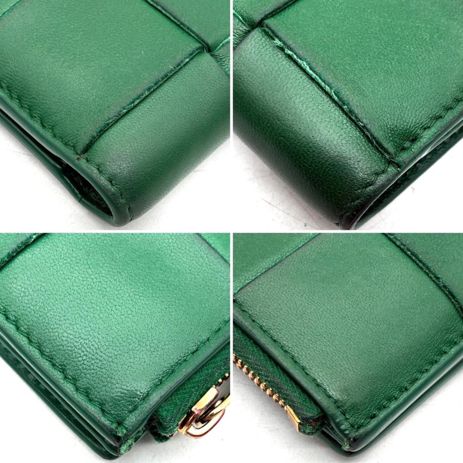 ボッテガヴェネタ BOTTEGA VENETA カセット 二つ折り財布 マキシ