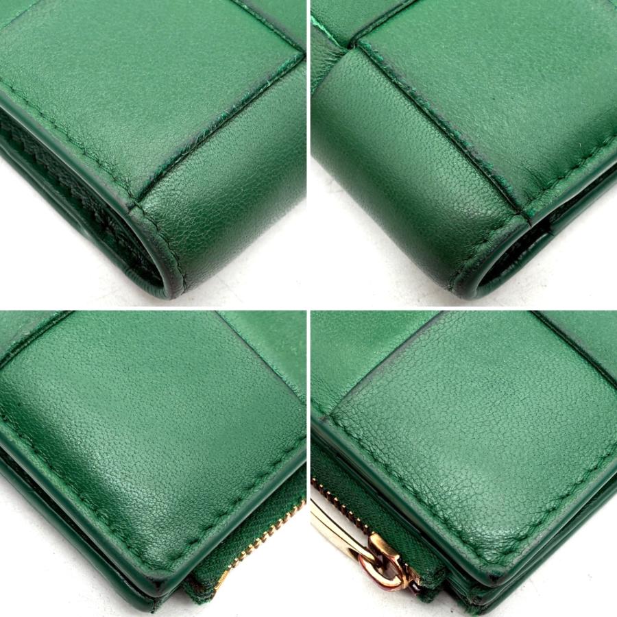 ボッテガヴェネタ BOTTEGA VENETA カセット 二つ折り財布 マキシ