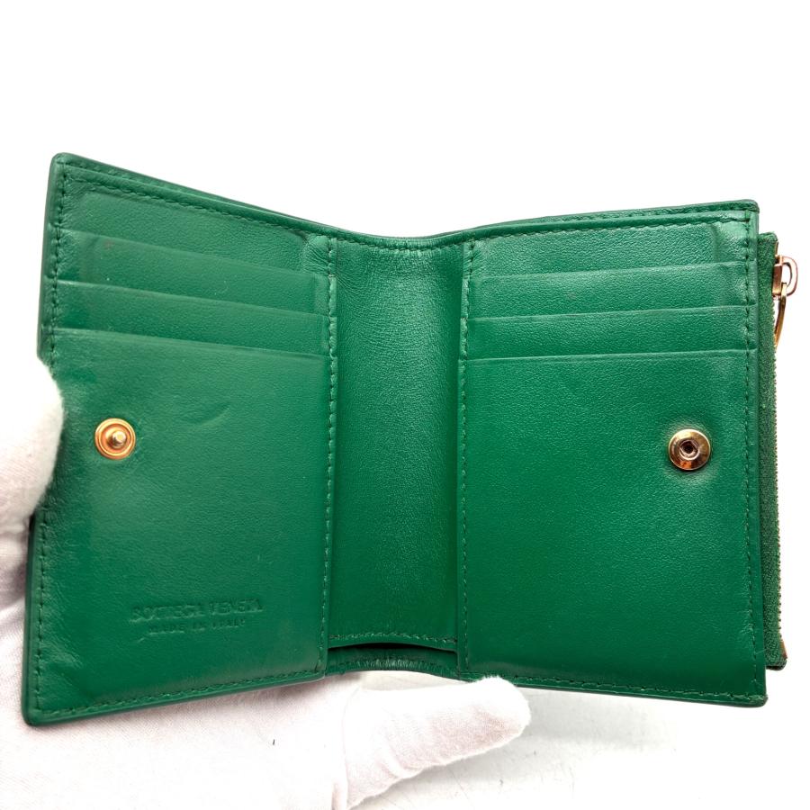 ボッテガヴェネタ BOTTEGA VENETA カセット 二つ折り財布 マキシ