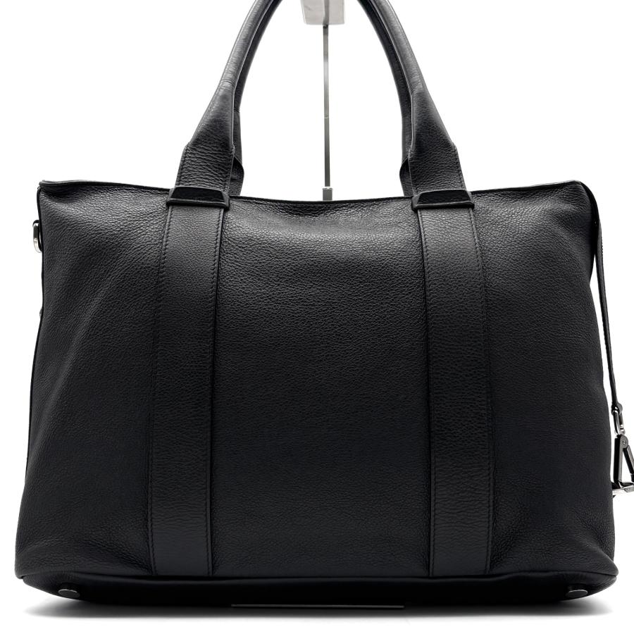 JIMMY CHOO ジミーチュウ サヴィル トートバッグ ビジネスバッグ レザー 黒 ロゴ スタースタッズ 肩掛け A4可 未使用に近いの画像