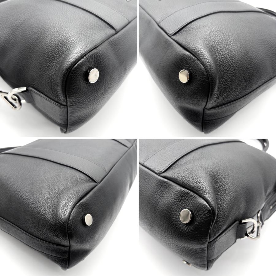 JIMMY CHOO ジミーチュウ サヴィル トートバッグ ビジネスバッグ レザー 黒 ロゴ スタースタッズ 肩掛け A4可 未使用に近いの画像