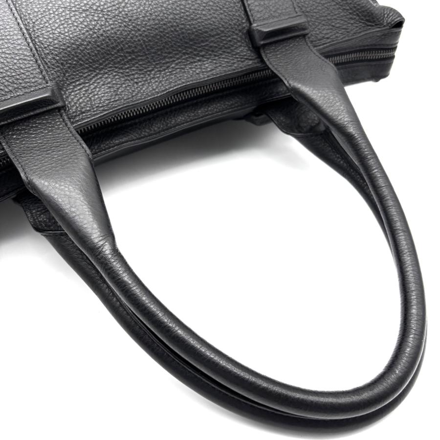 JIMMY CHOO ジミーチュウ サヴィル トートバッグ ビジネスバッグ レザー 黒 ロゴ スタースタッズ 肩掛け A4可 未使用に近いの画像