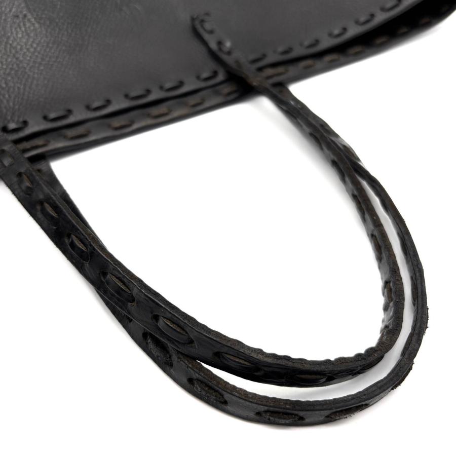 FENDI フェンディ セレリア トートバッグ 鹿の角 王冠 型押し レザー