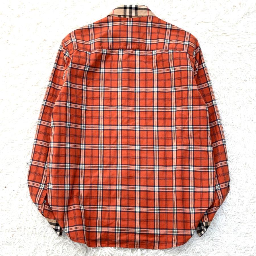 極美品 BURBERRY バーバリー 長袖シャツ ネルシャツ ノバチェック 