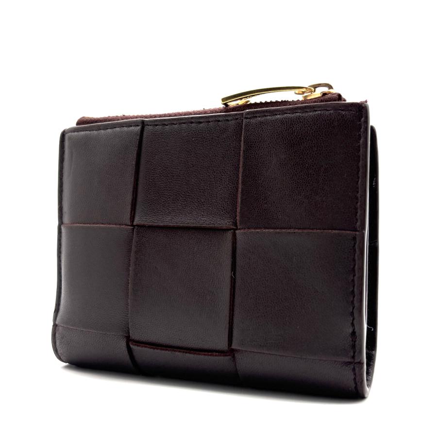 ボッテガヴェネタ BOTTEGA VENETA カセット 二つ折り財布 マキシ