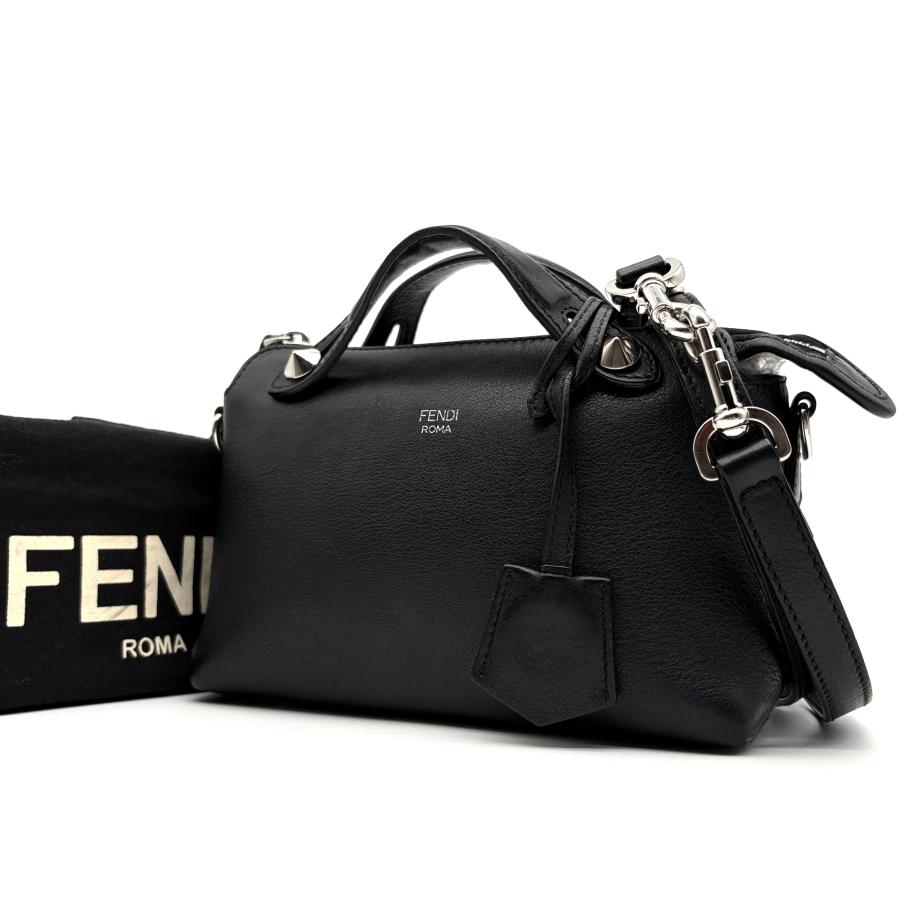 美品 フェンディ FENDI バイザウェイ スモール ミニ 2way ハンドバッグ 