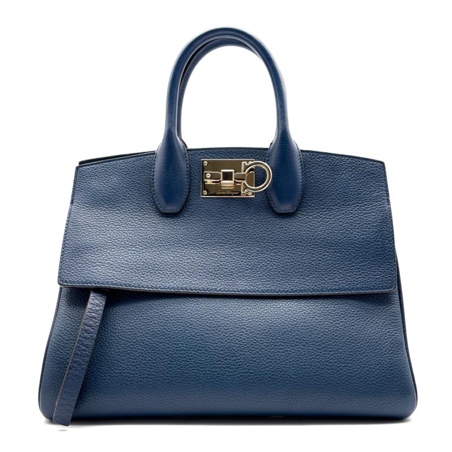 極美品 フェラガモ FERRAGAMO スタジオバッグ ガンチーニ 2way 