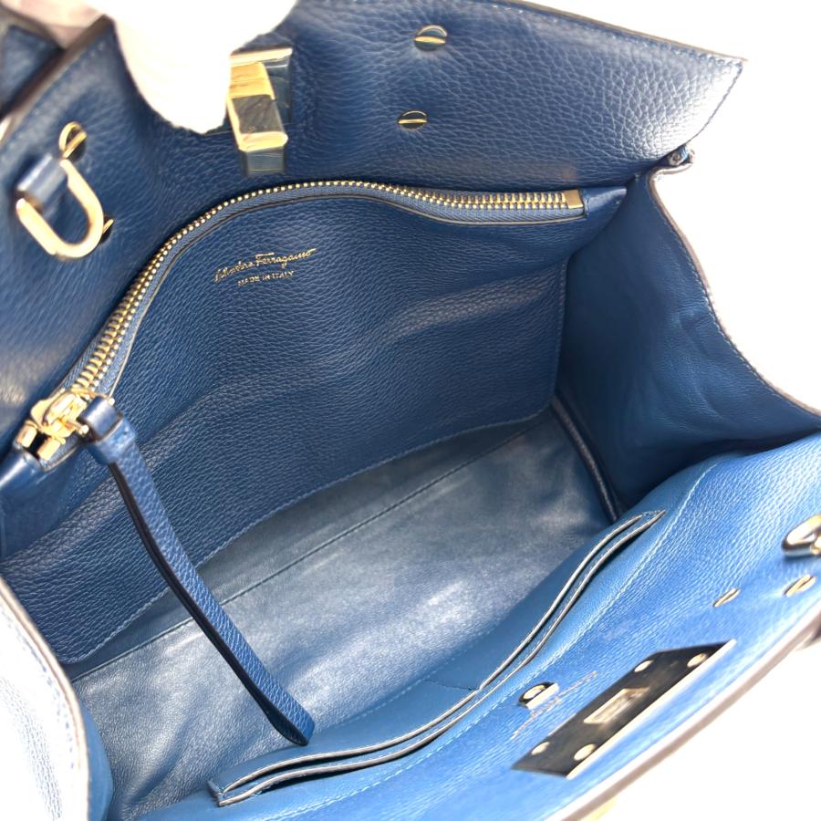 極美品 フェラガモ FERRAGAMO スタジオバッグ ガンチーニ 2way 