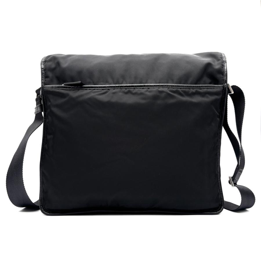 プラダ PRADA ショルダーバッグ メッセンジャー フラップ 三角ロゴ