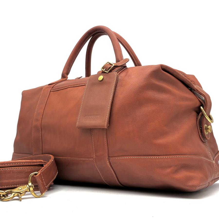 COACH コーチ OLD オールド 2way ボストンバッグ グラブタンレザー 大