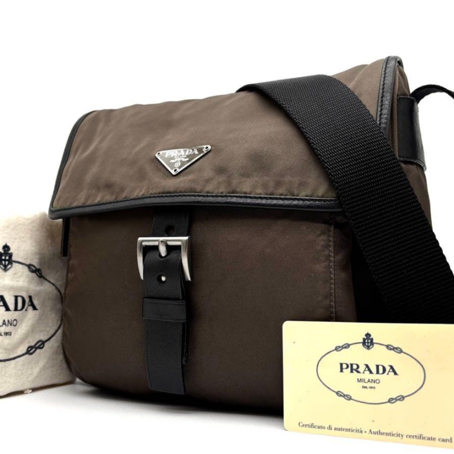 PRADA プラダ ショルダーバッグ 三角ロゴ トライアングル テスート