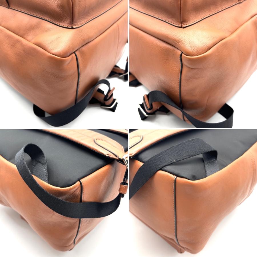 極美品 コーチ COACH リュックサック バックパック 型押しロゴ A4 大
