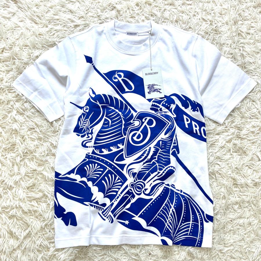 バーバリー Burberry Tシャツ 半袖 カットソー Sサイズ 馬上の騎士
