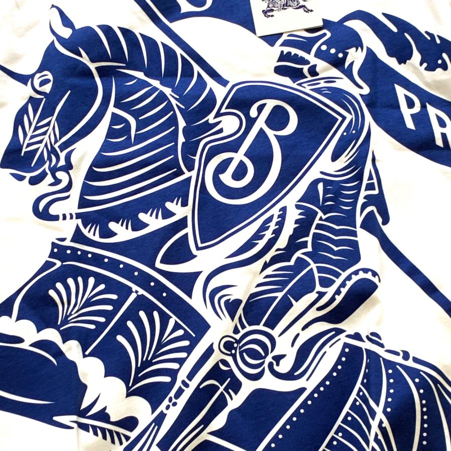 バーバリー Burberry Tシャツ 半袖 カットソー Sサイズ 馬上の騎士