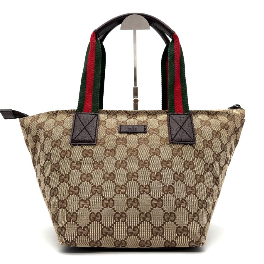 GUCCI グッチ GGキャンバス シェリーライン ハンドバッグ ヴィンテージ グッチ GUCCI GGキャンバス シェリーライン ハンドバッグ トートバッグ