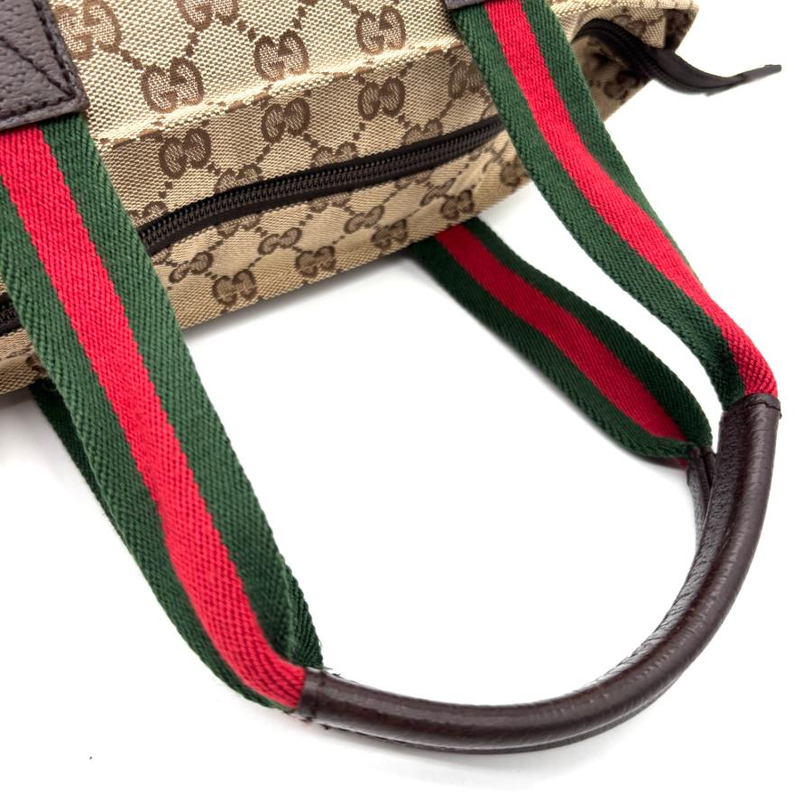 グッチ GUCCI GGキャンバス シェリーライン ハンドバッグ トートバッグ